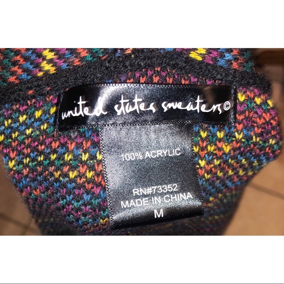 United States Sweater Aztec Cardigan M - Picture 2 of 4